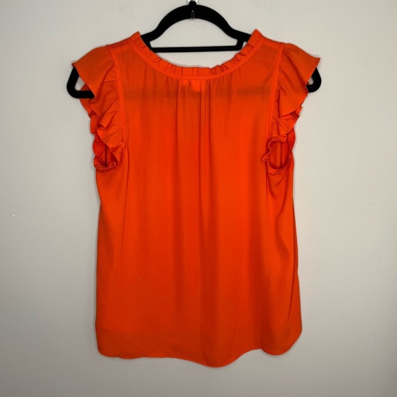 NWOT GAP Orange Flutter Sleeve Tank -XS - Picture 3 of 4